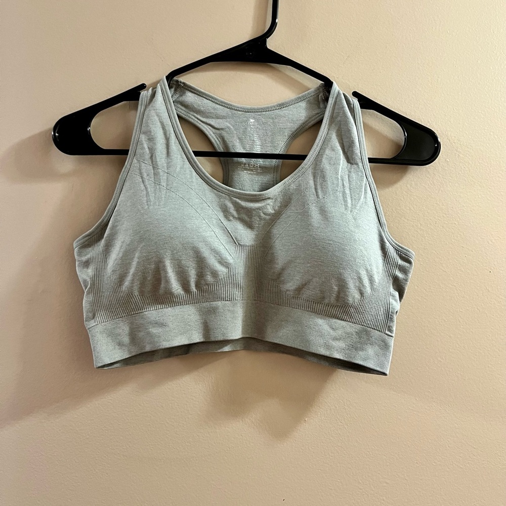 Crane Gray Padded Sports Bra Size XL